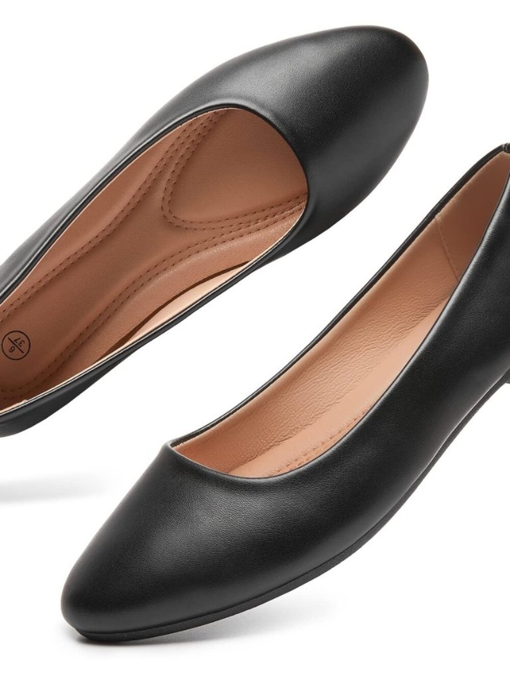 Women's Flats Shoes Ballet Flats Dress Shoes Comfortable PU Leather Slip on